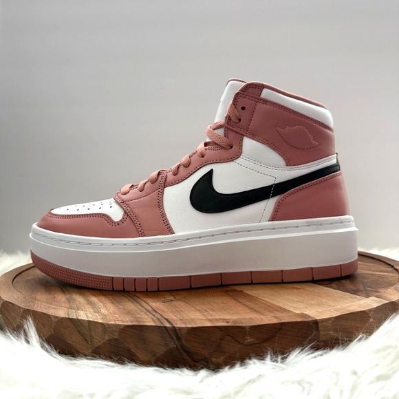 Nike Air Jordan 1 Elevate High Red Stardust Women's 12 Platform DN3253-601 - Picture 3 of 14